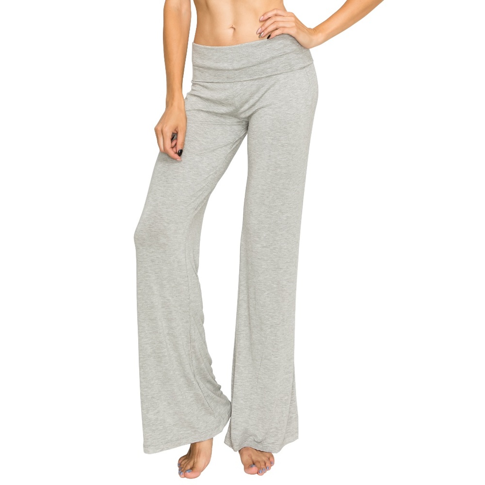 Poplooks Foldover Yoga Pants - Picture 2 of 5